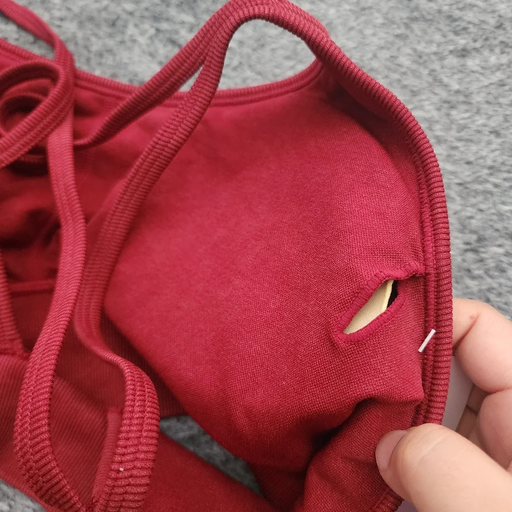 JoyLab Strappy Seamless Pullover Yoga Sports Bra